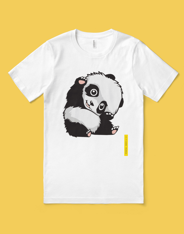Panda T-Shirt - Baby Panda T-Shirt - White Panda T-Shirt