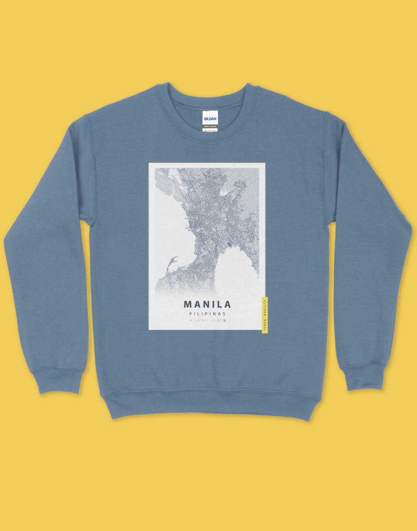 Manila Map Sweatshirt - Unisex Manila Sweatshirt