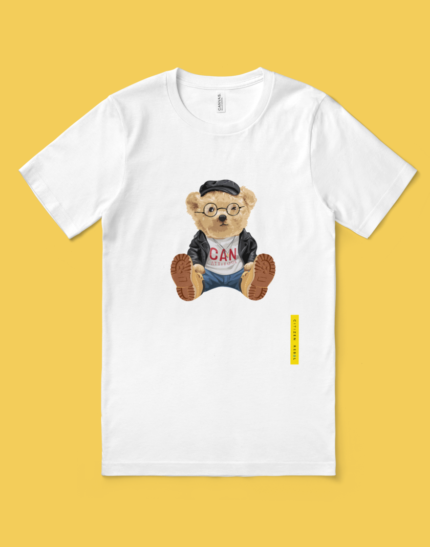 Teddy Bear T-Shirt - You Can T-shirt - White Teddy Bear T-Shirt