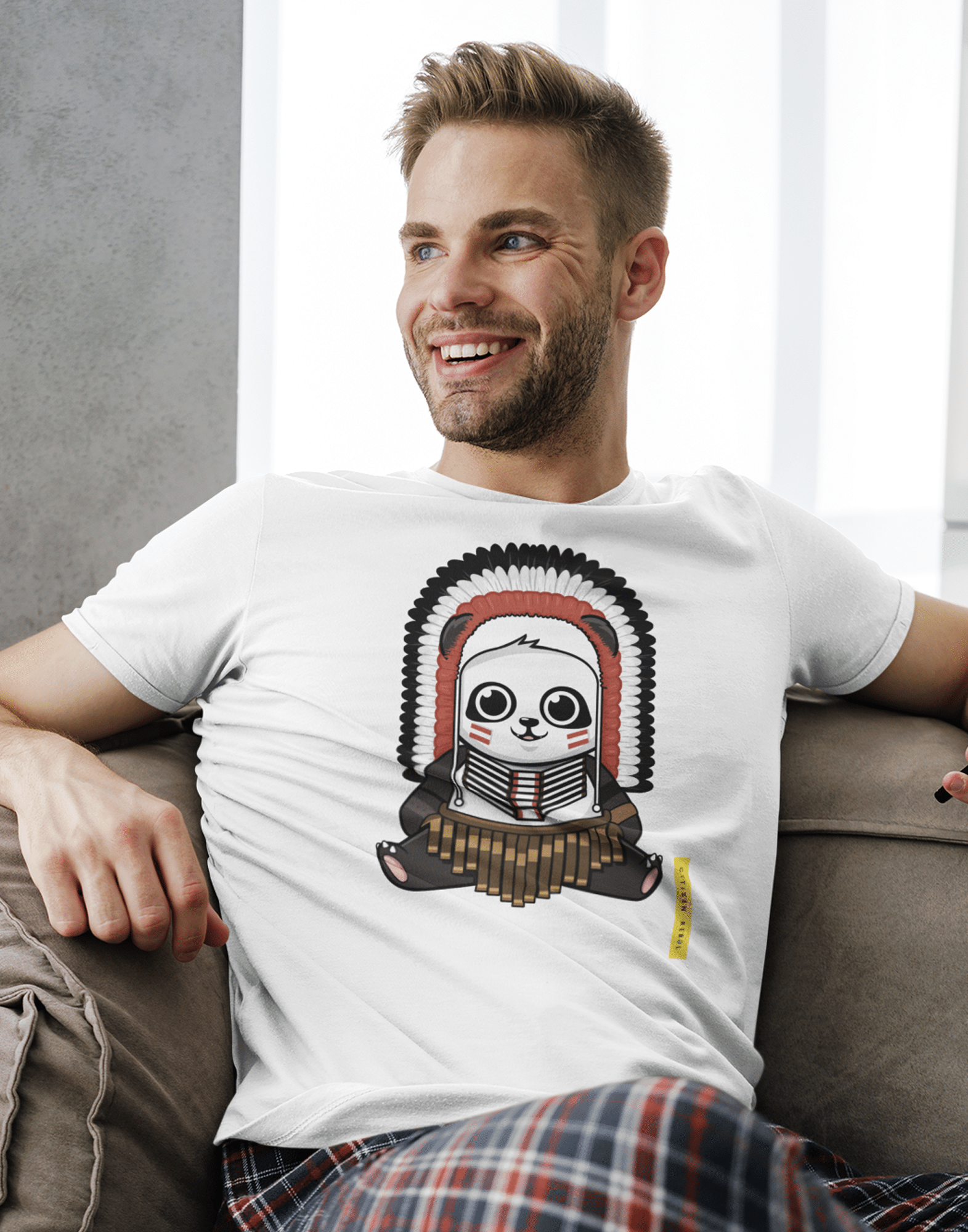 Men's Printed T-Shirt for independence day – Smiling Panda